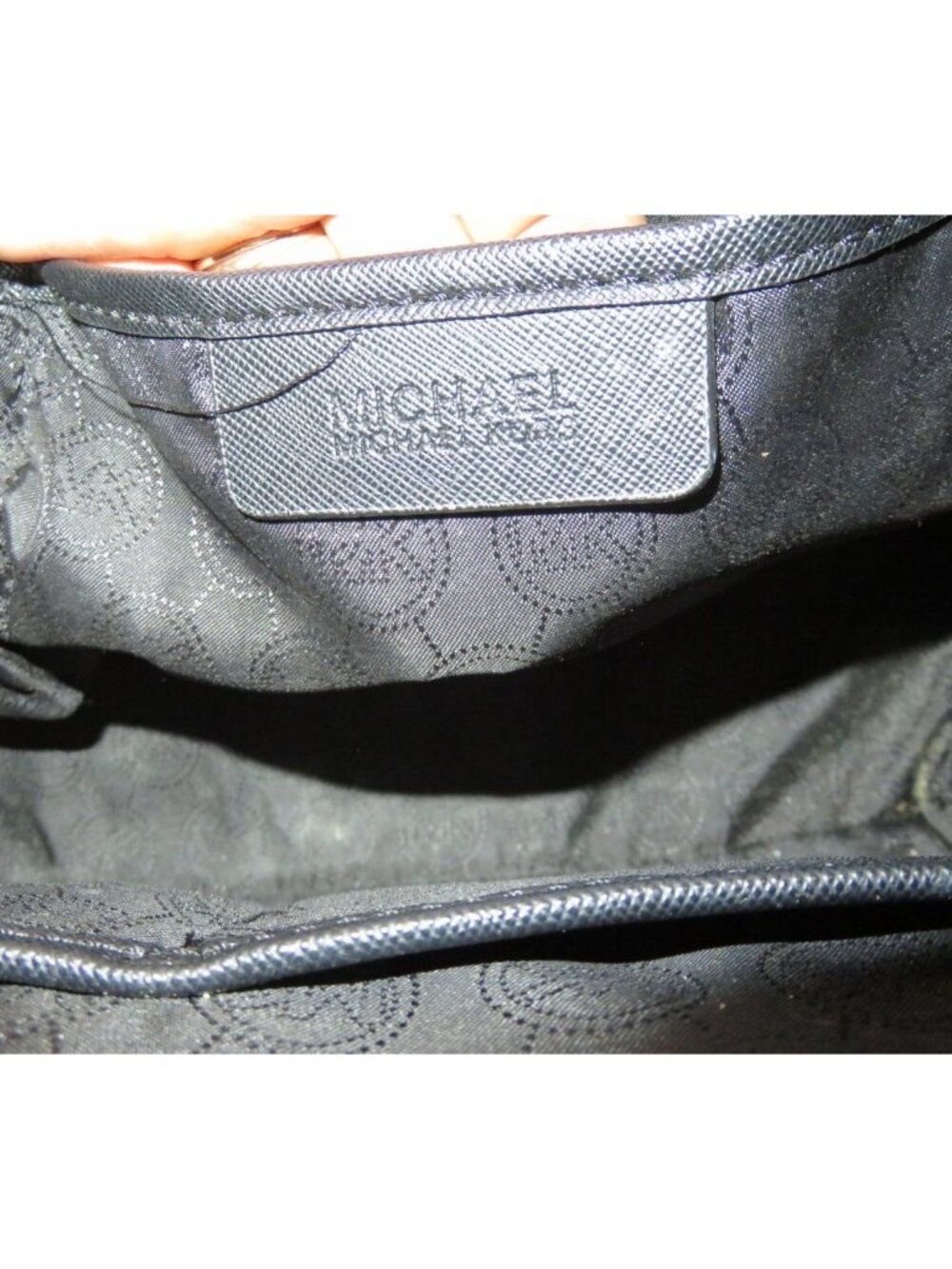 Michael Kors Selma Black & White Python Embossed Leather Tote - Picture 3 of 14
